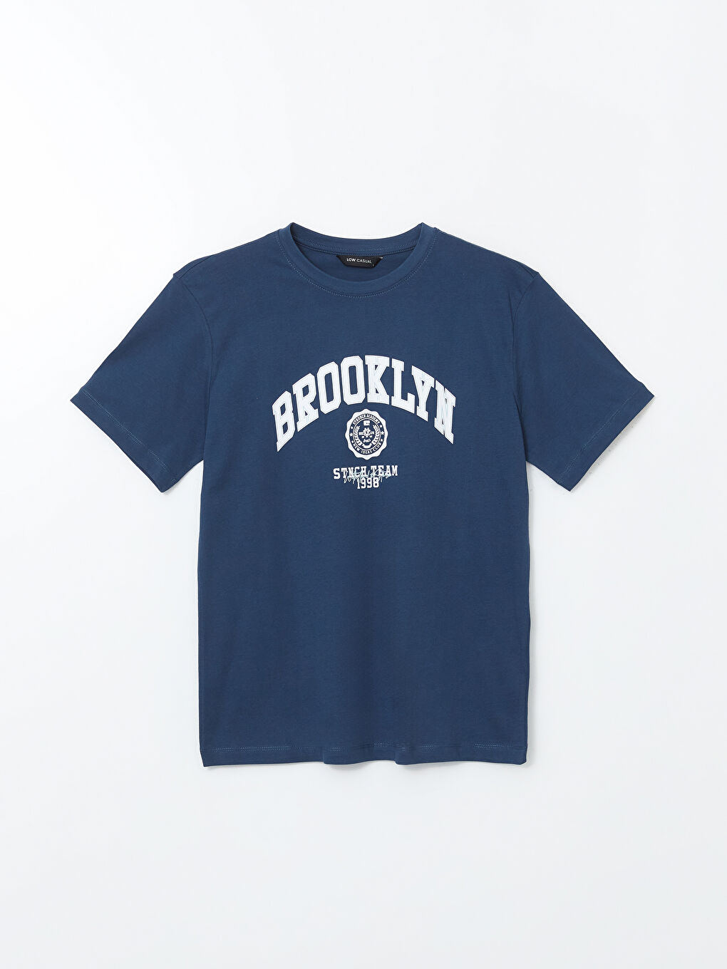 Crew Neck Brooklyn Printed Men's T-Shirt-4
