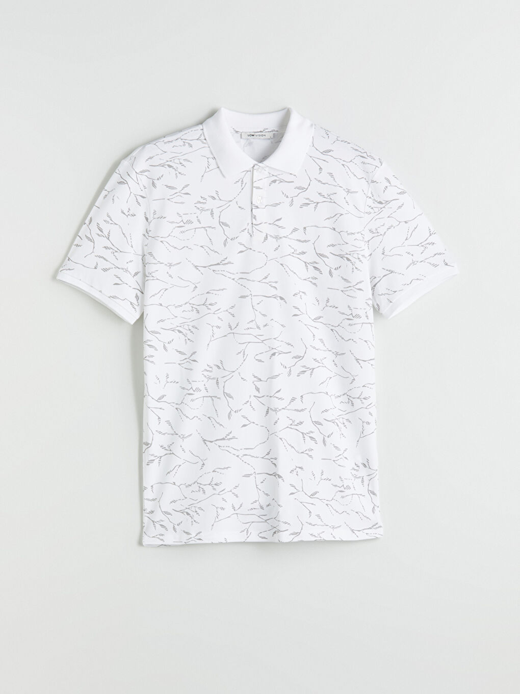 LCW Vision Polo Neck Patterned Pique Men's T-Shirt -S52104Z8-LU7