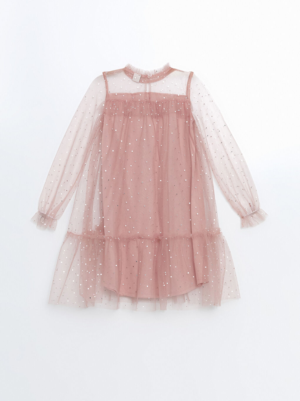 Printed Tulle Girls' Short Dress -S52133Z4-LT7