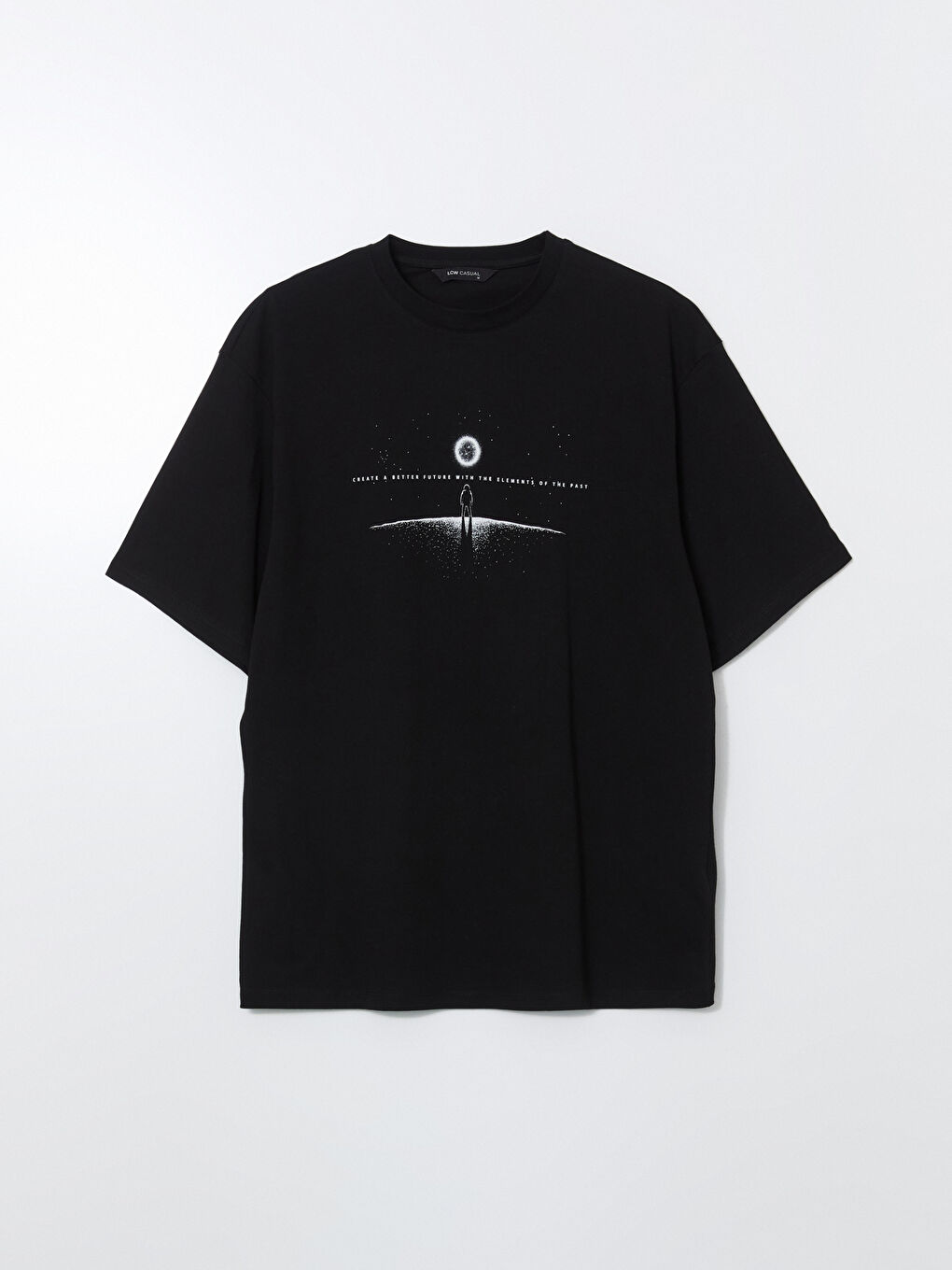 تيشيرت رجالي برقبة دائرية مطبوع من قماش جيرسي-4