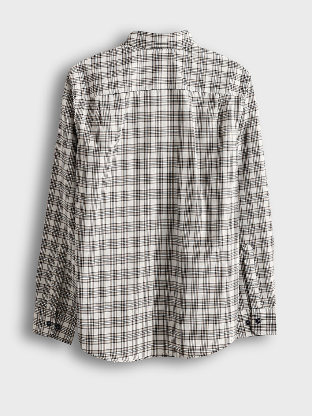 LCWAIKIKI Classic Regular Fit Long Sleeve Plaid Men's Shirt -S52165Z8-LN6