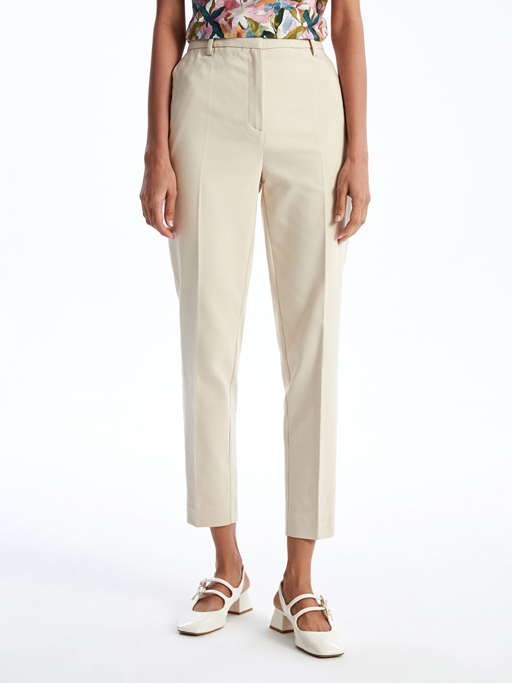 Uske ženske pantalone -S52182Z8-FZJ