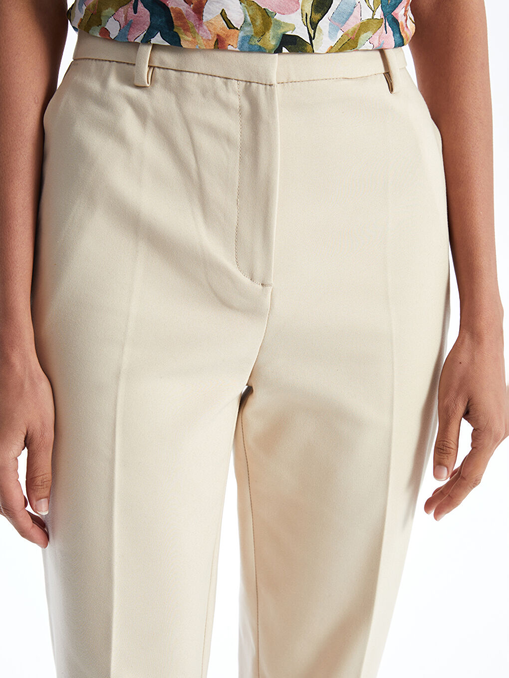 Uske ženske pantalone -S52182Z8-FZJ