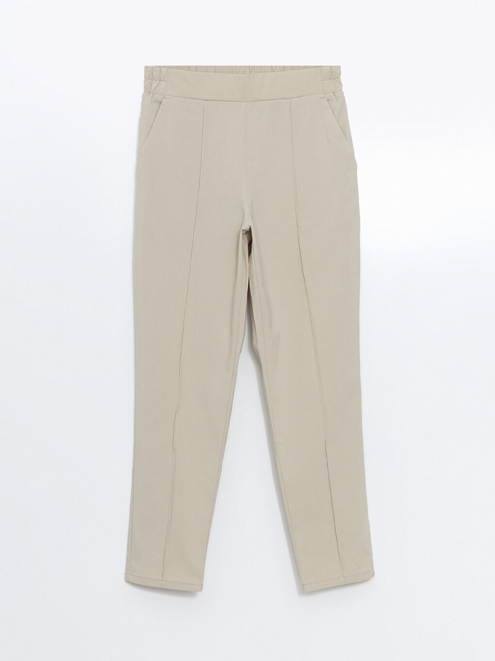 Pantalone za žene sa lastišem u struku -S52183Z8-QRF