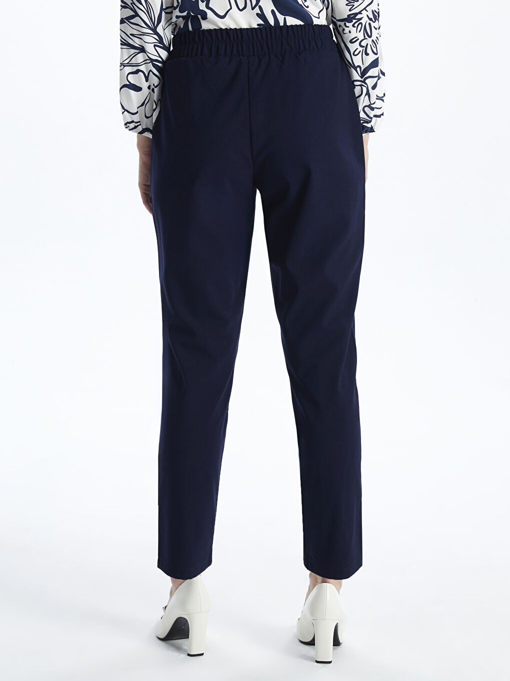 Pantalone za žene sa lastišem u struku -S52183Z8-R3V