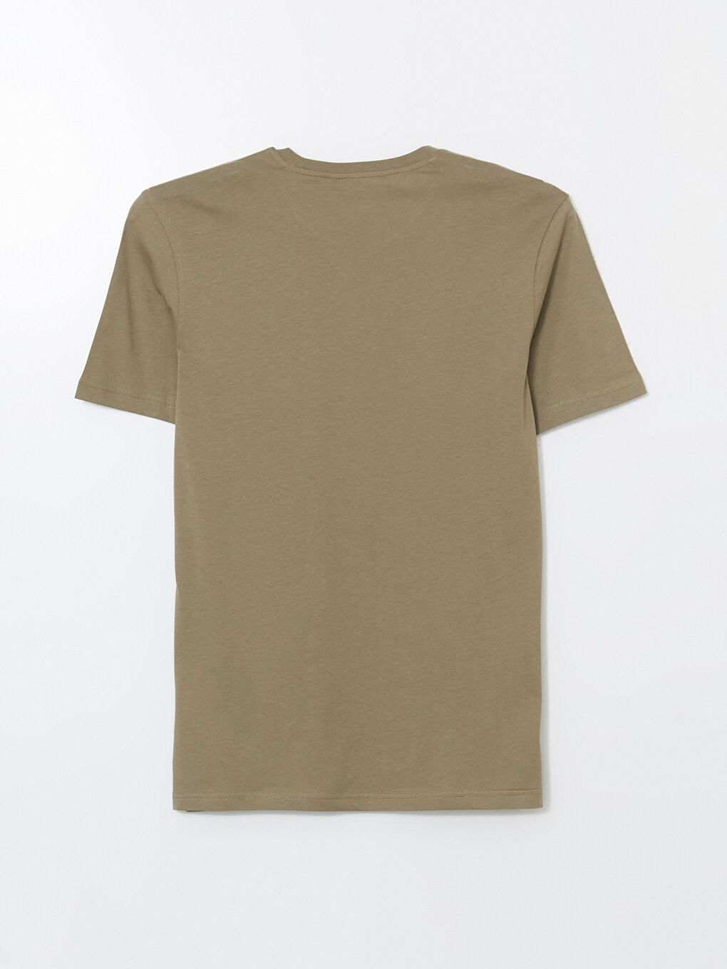 Crew Neck Printed Jersey Men's T-Shirt-5