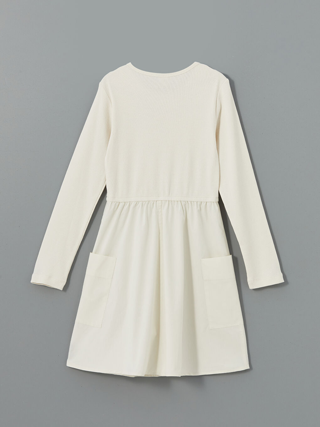 Crew Neck Girls' Dress -S52203Z4-FDH