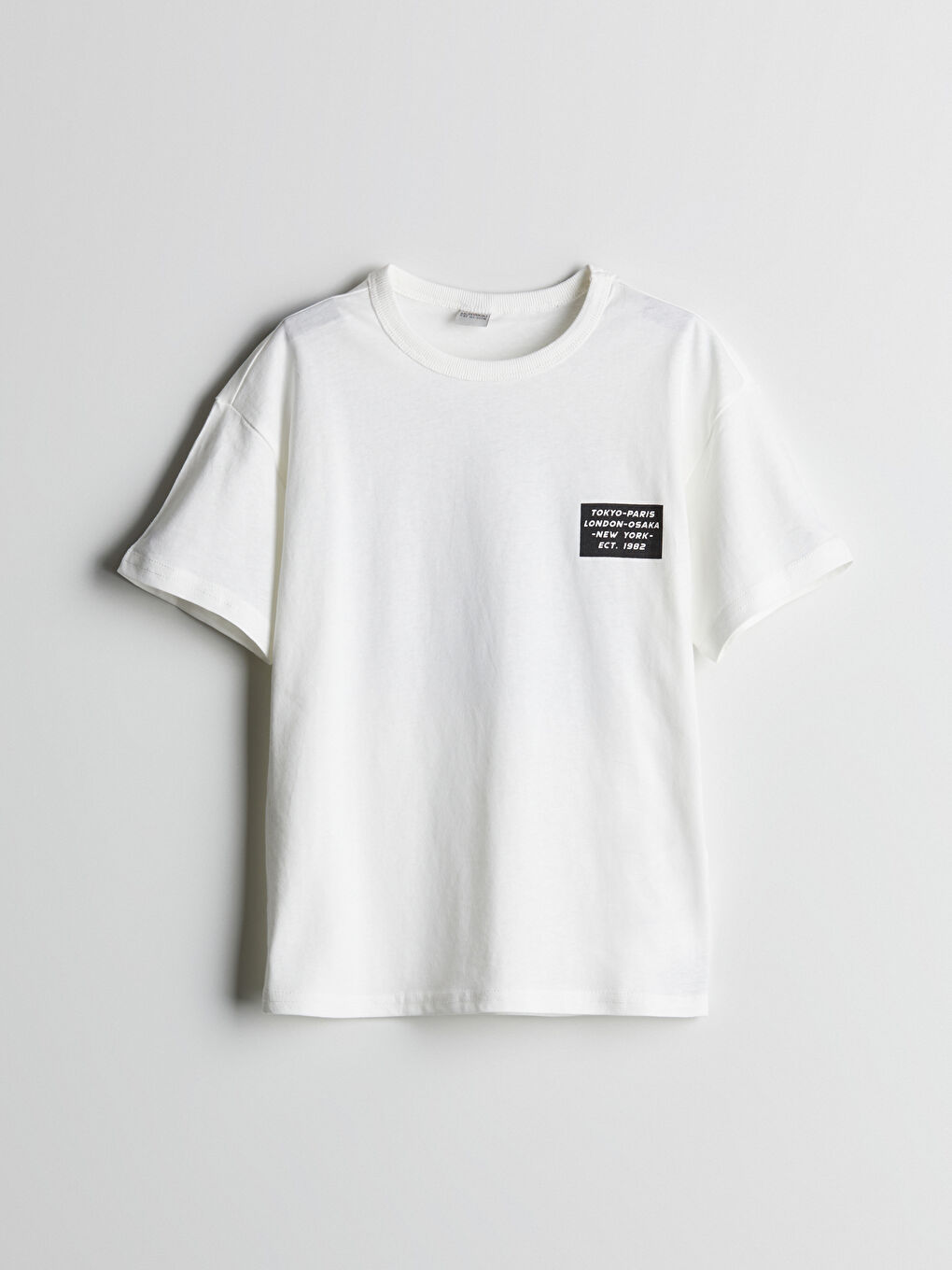 Crew Neck Boys' T-Shirt -S52208Z4-R9J
