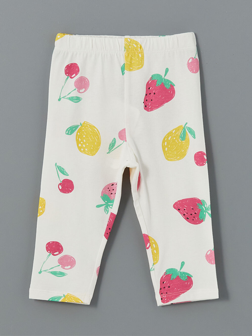 Elastic Waist Printed Girl Tights -S4O955Z1-LRA