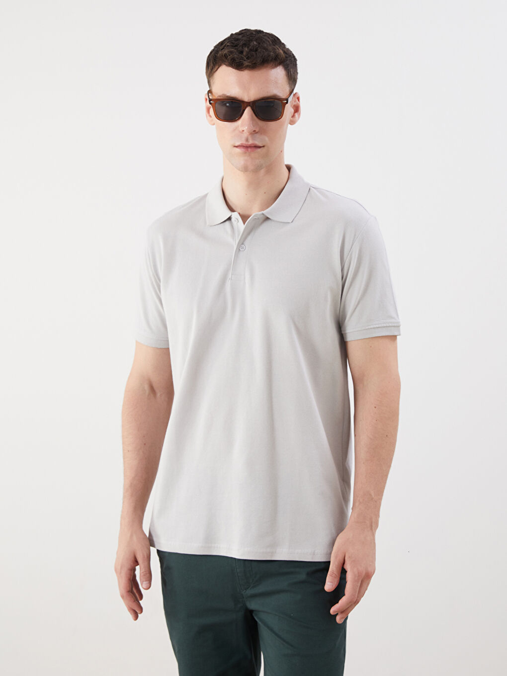 LC Waikiki Polo Majica Kratki Rukav Pike za Muškarce -S52213Z8-G5K