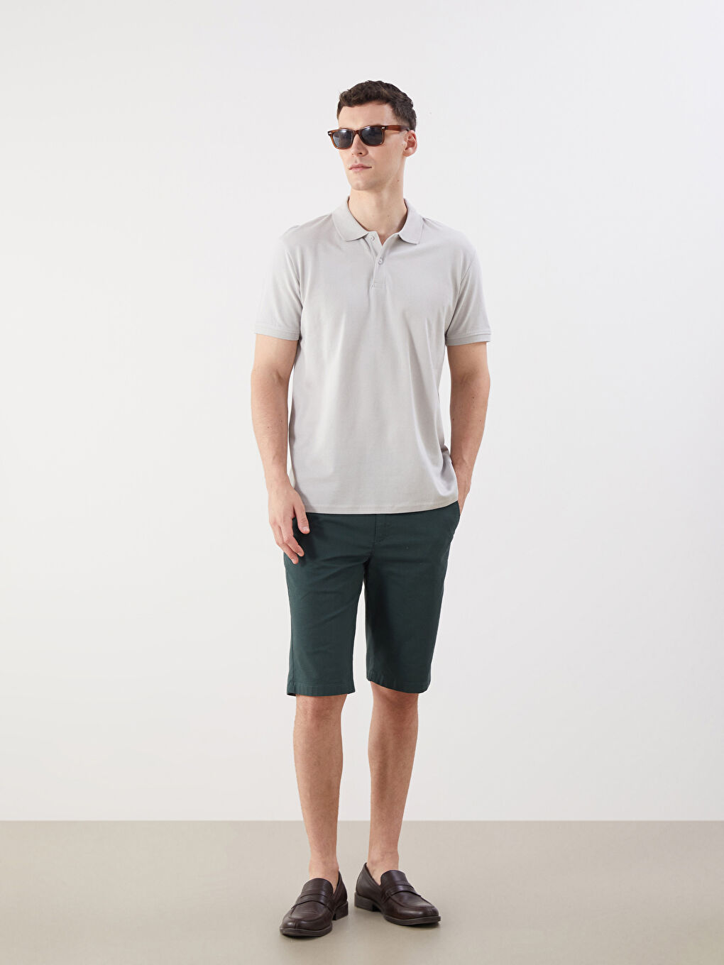 LC Waikiki Polo Majica Kratki Rukav Pike za Muškarce -S52213Z8-G5K