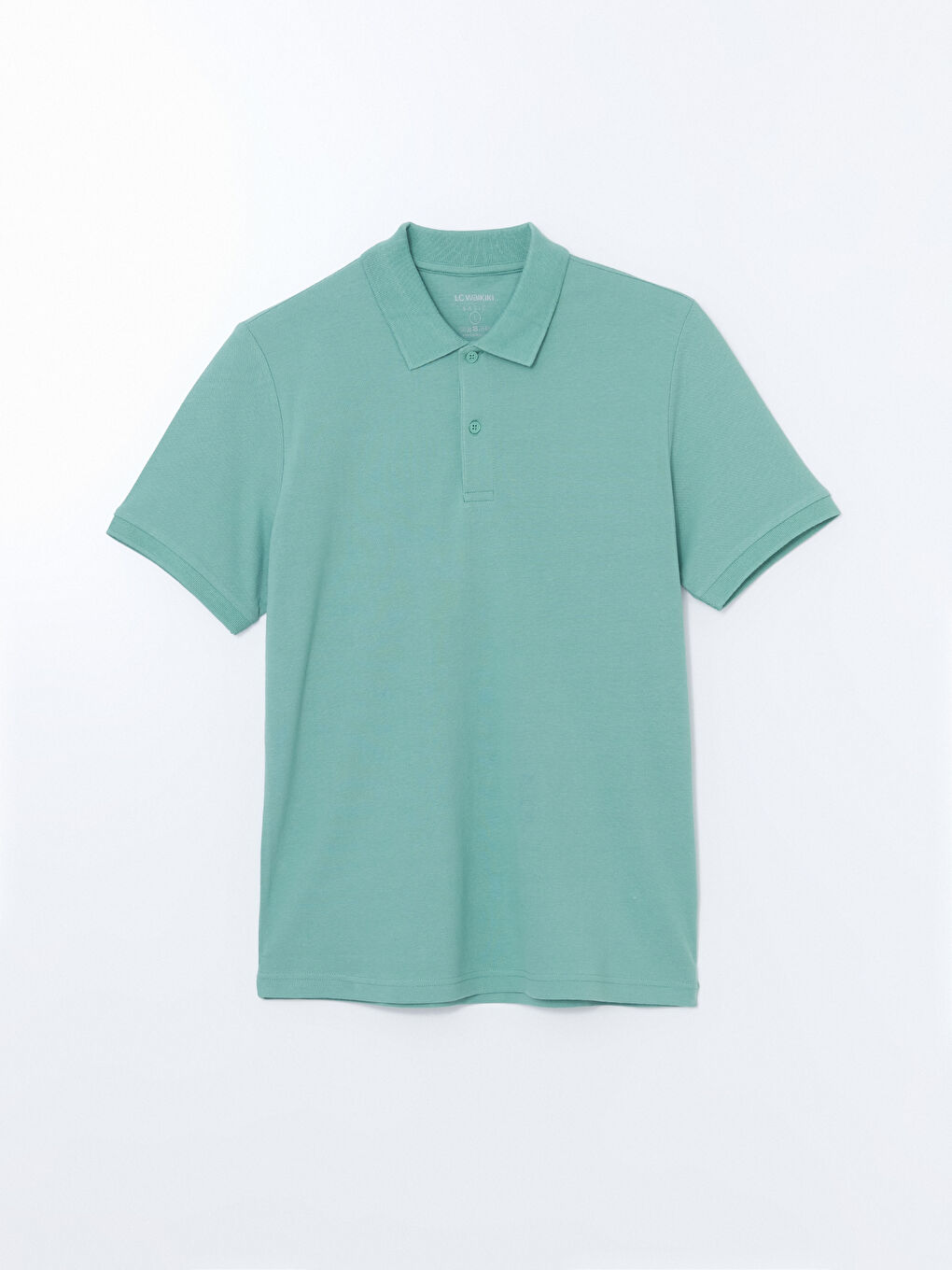 Polo Neck Short Sleeve Pique Men's T-Shirt -S52213Z8-GLR