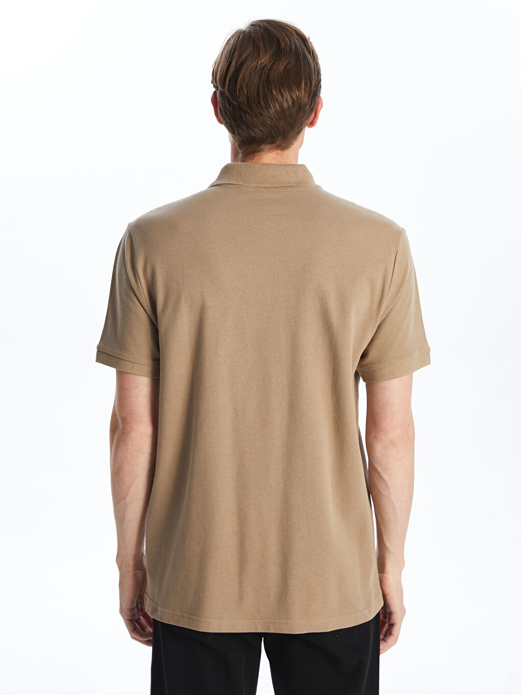 Polo Neck Short Sleeve Pique Men's T-Shirt -S52213Z8-SXL