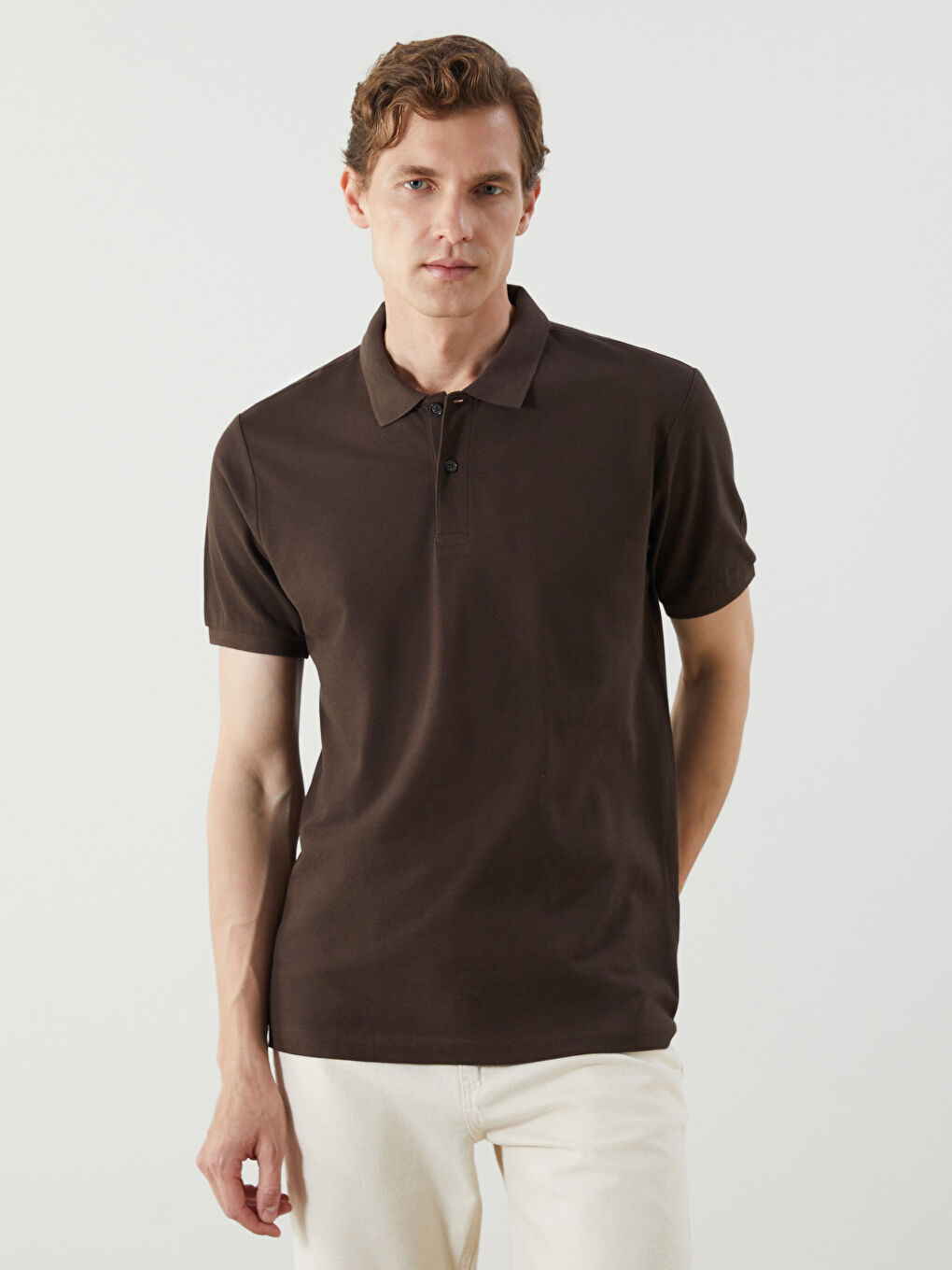 LCWAIKIKI Classic Polo Neck Short Sleeve Pique Men's T-Shirt -S52213Z8-YKY
