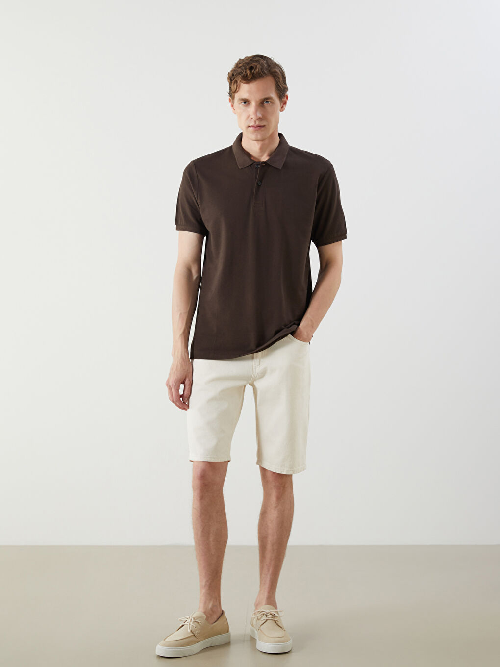 LCWAIKIKI Classic Polo Neck Short Sleeve Pique Men's T-Shirt -S52213Z8-YKY
