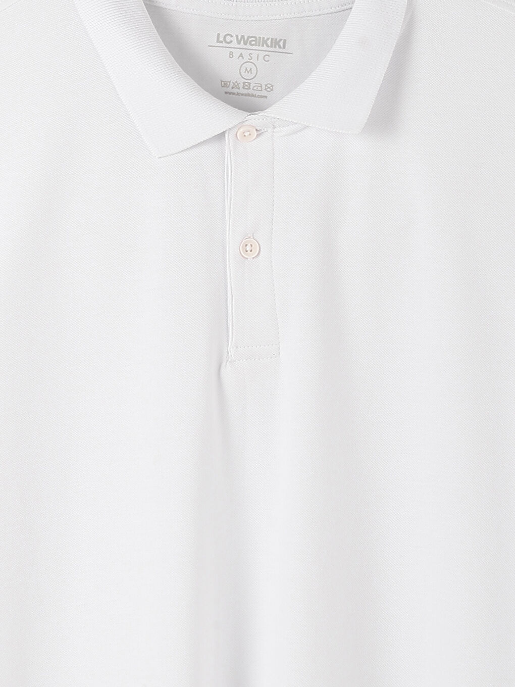 Polo Neck Short Sleeve Pique Men's T-Shirt -S52213Z8-Q6K