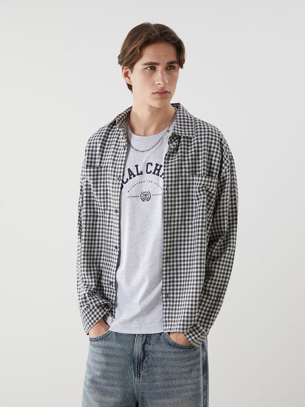 Crew Neck Printed Jersey Men's T-Shirt