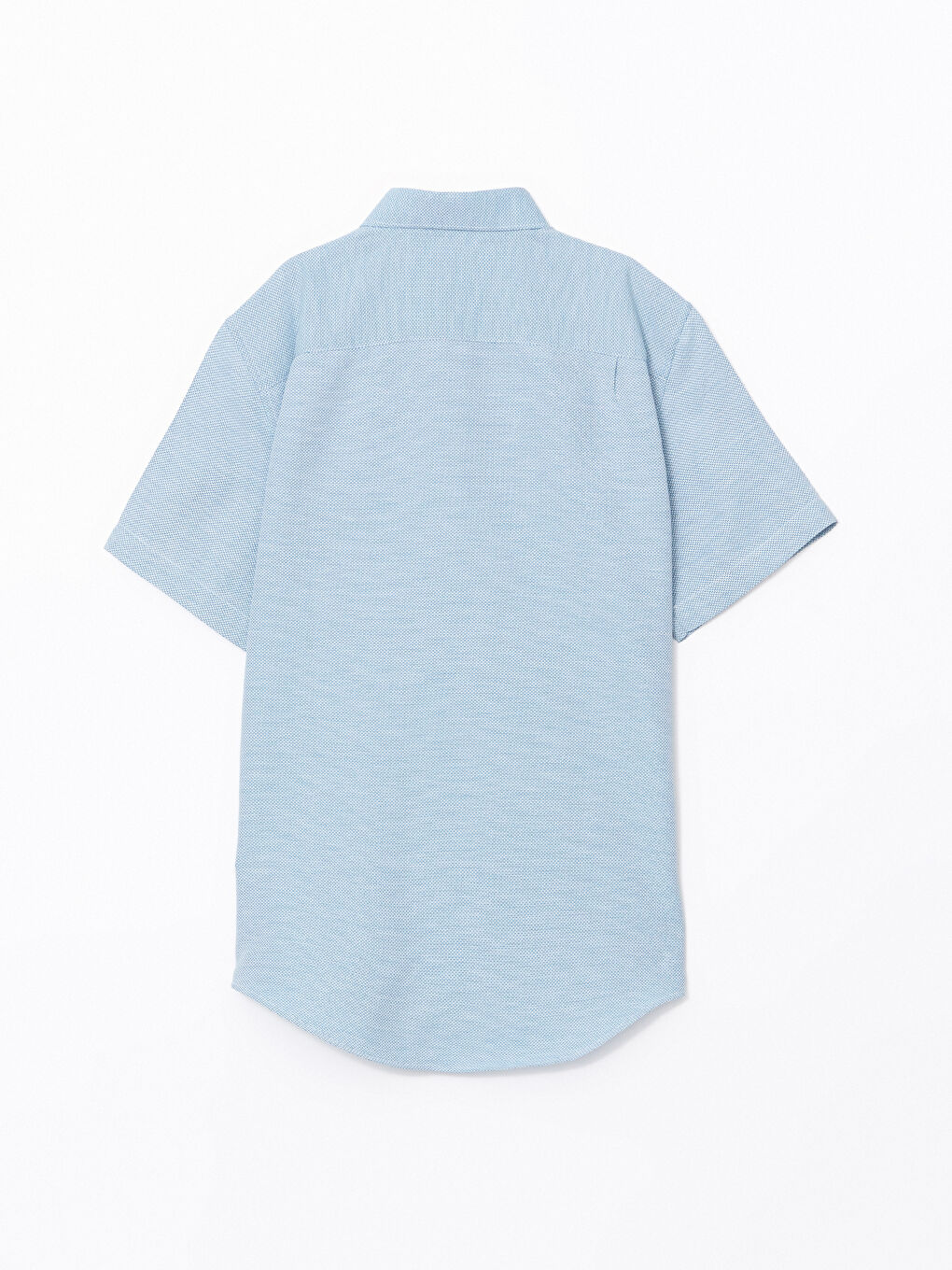 Regular Fit Short Sleeve Dobby Men's Shirt -S52239Z8-CSM