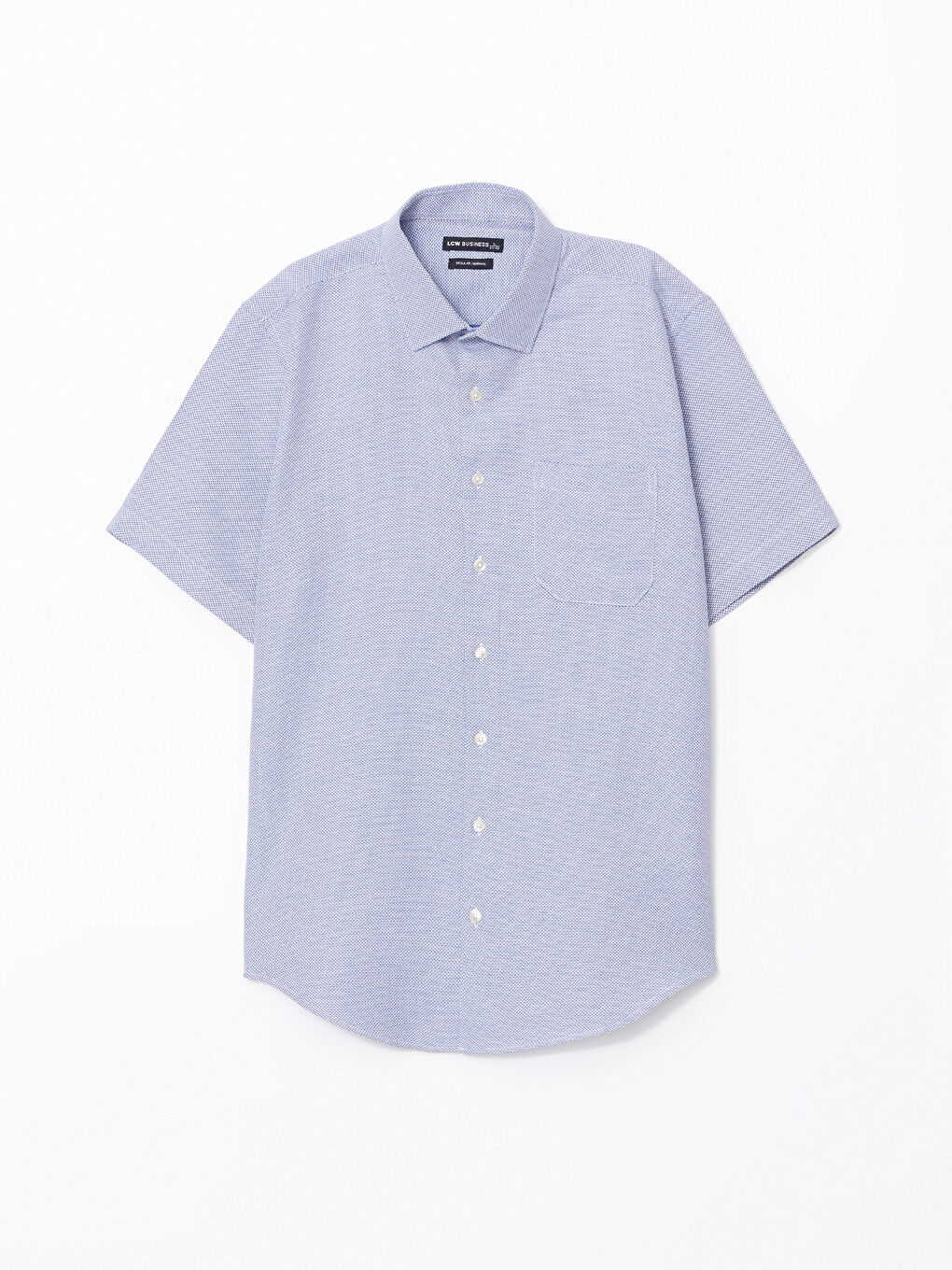 Regular Fit Short Sleeve Dobby Men's Shirt -S52239Z8-RYN