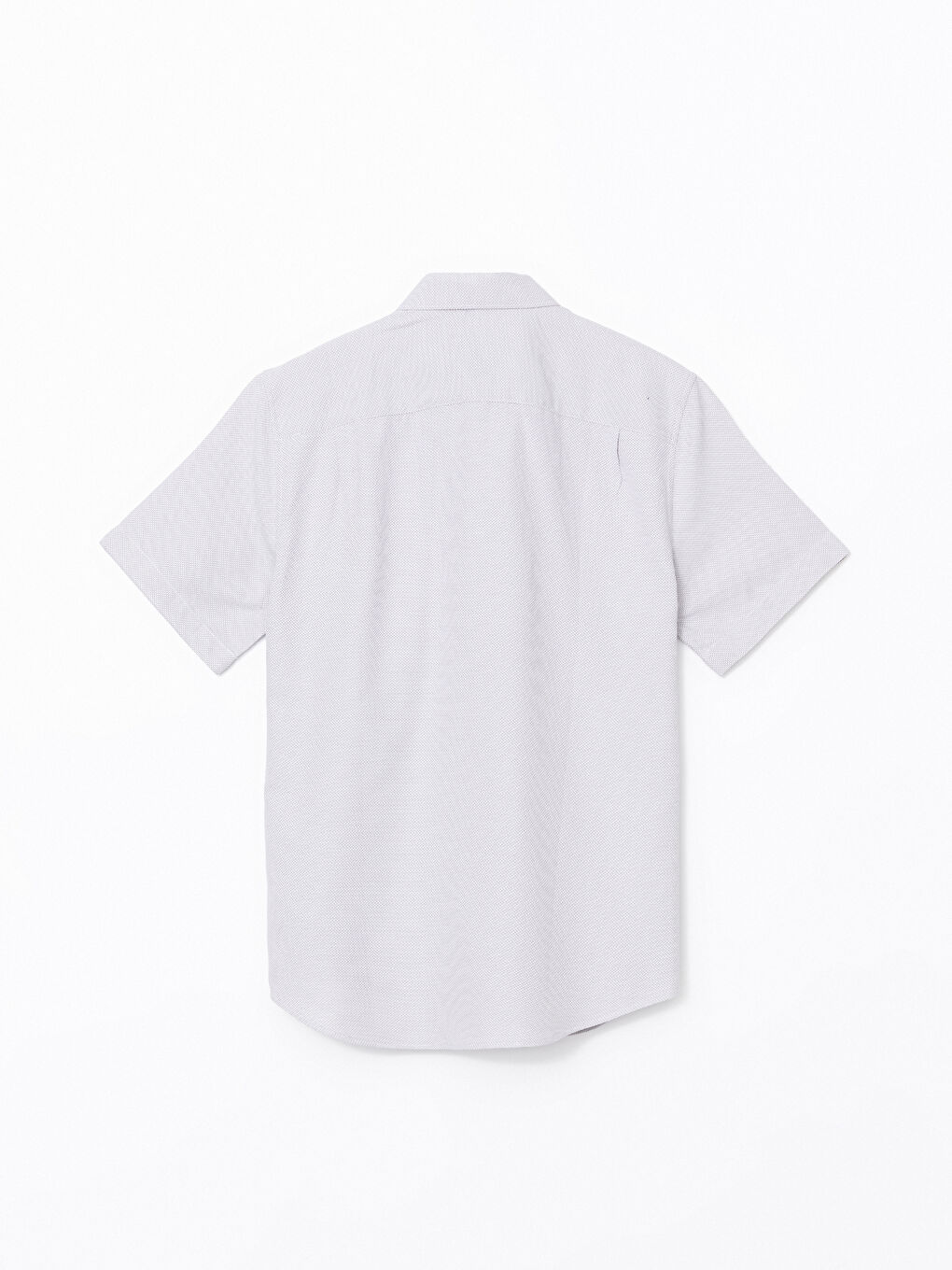 Regular Fit Short Sleeve Dobby Men's Shirt -S52239Z8-Y0B