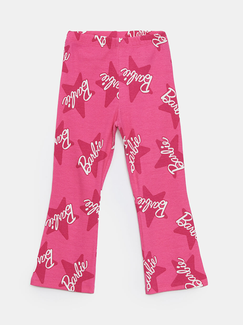 Girls' Barbie Printed Leggings with Elasticated Waist -S52243Z1-LT4