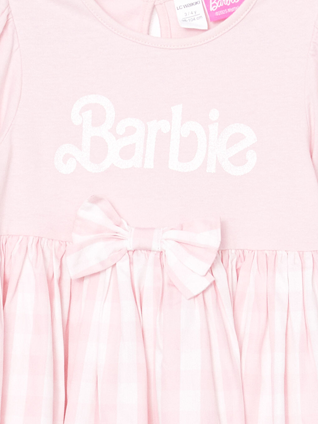 Jersey Barbie Printed Bow Girls' Dress -S52246Z1-G0G