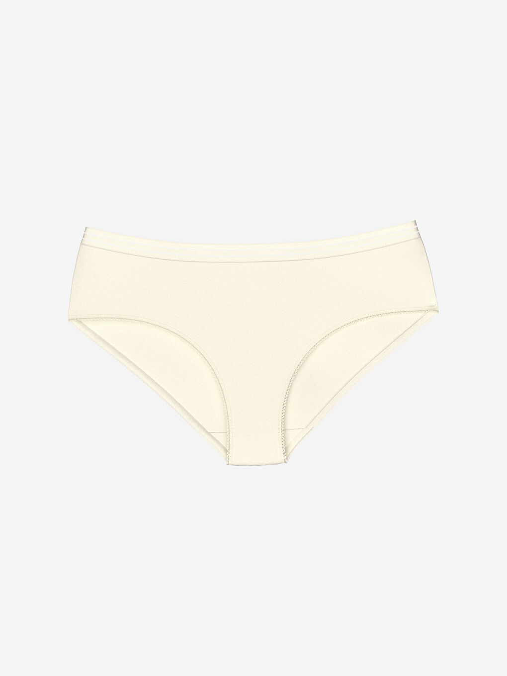 Ekru Düz Hipster Külot