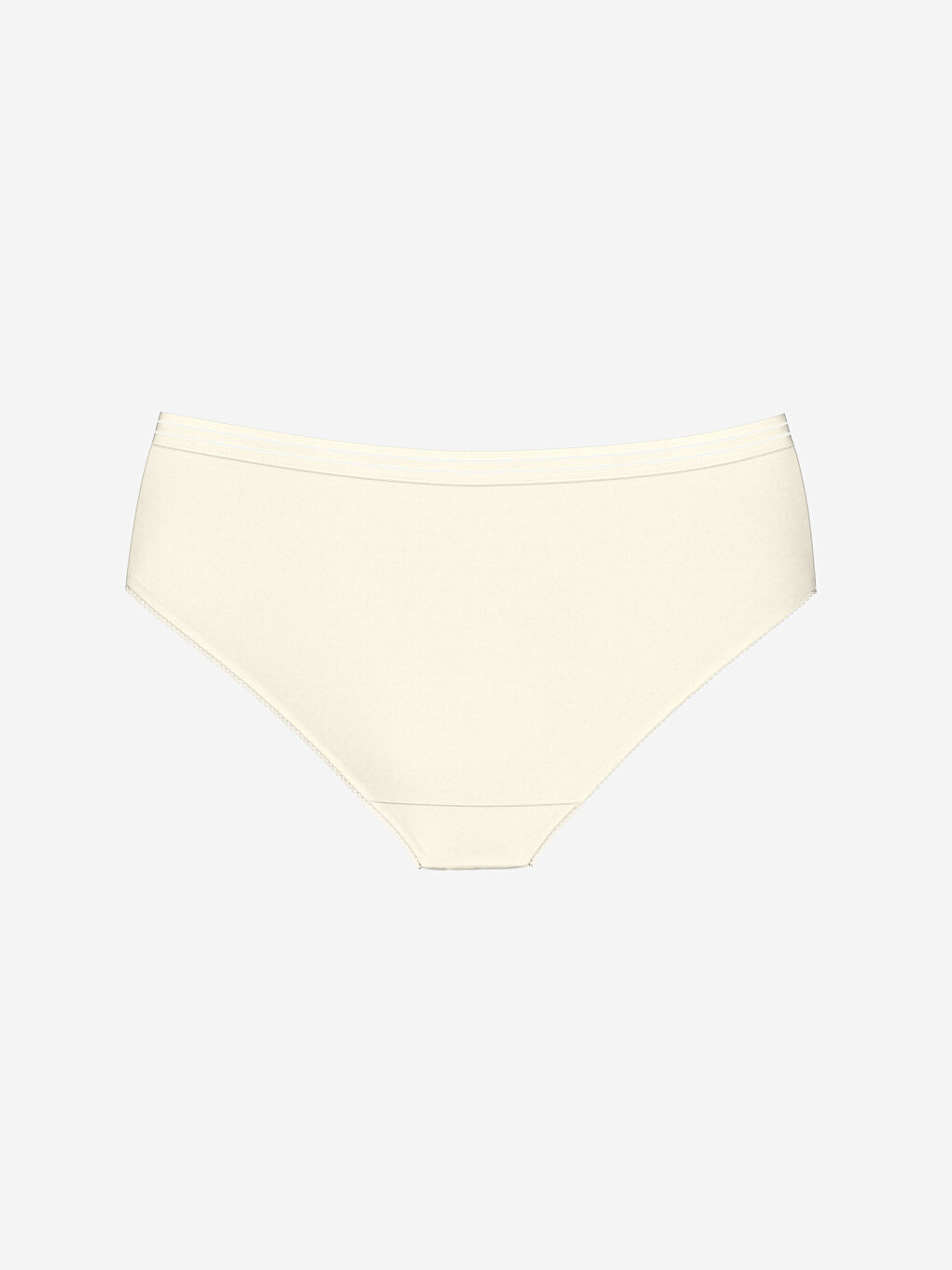 Ekru Düz Hipster Külot-1