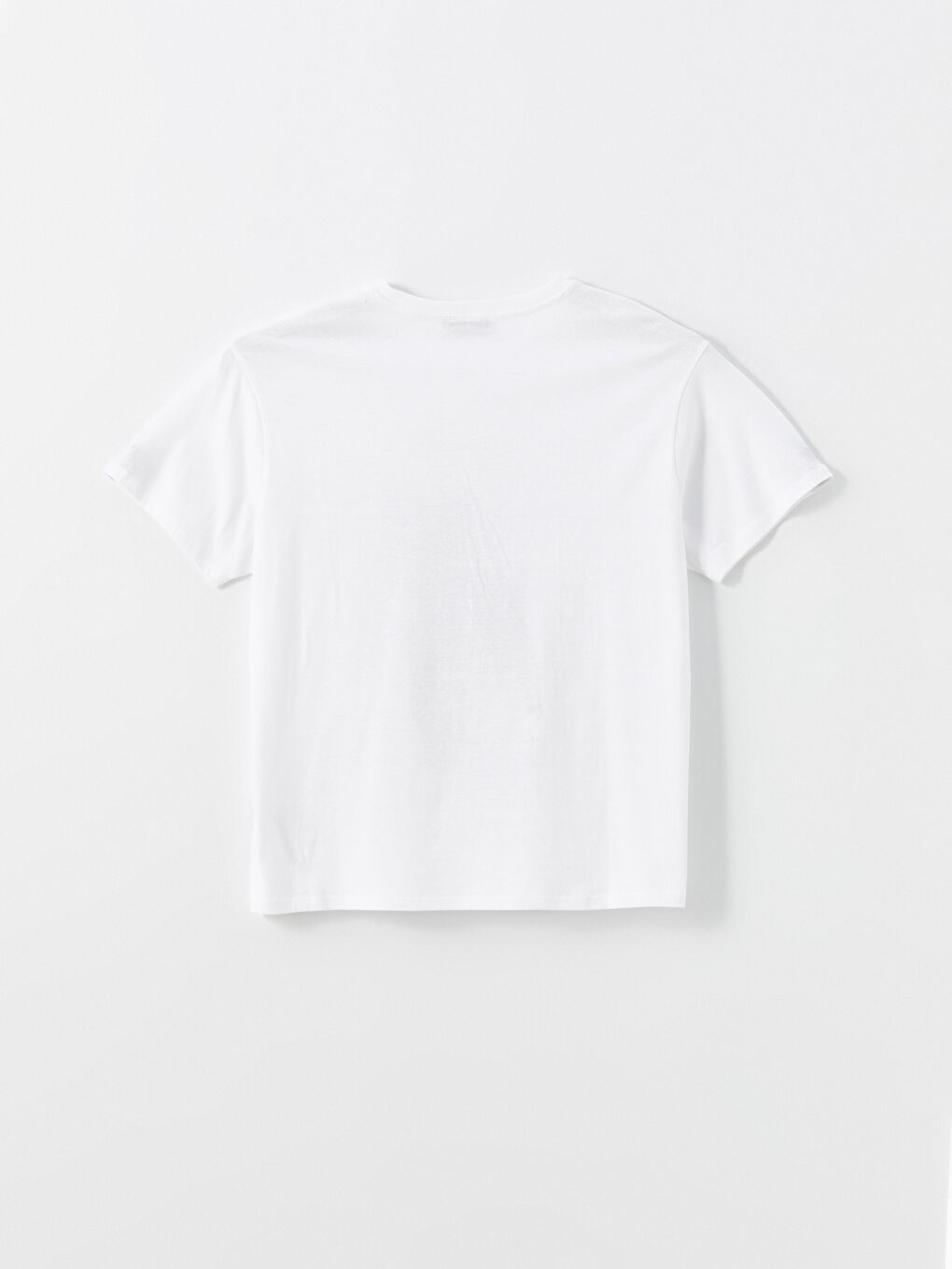 T-shirt Imprimé à Col Rond pour Femmes-5
