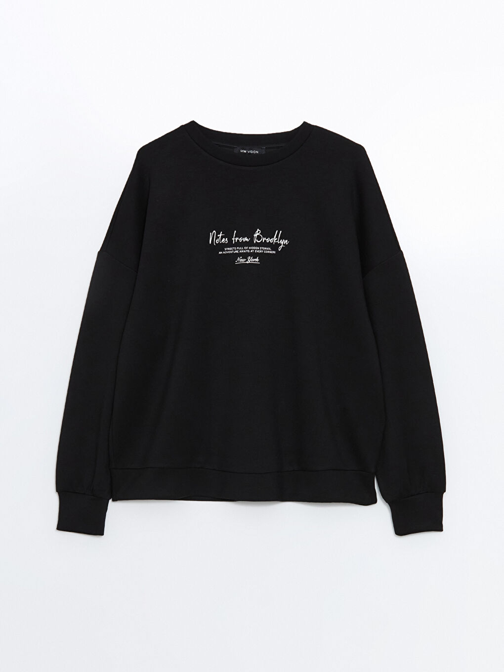 LCW Vision Brooklyn Bedrucktes Oversize Damen Sweatshirt -S52297Z8-CVL
