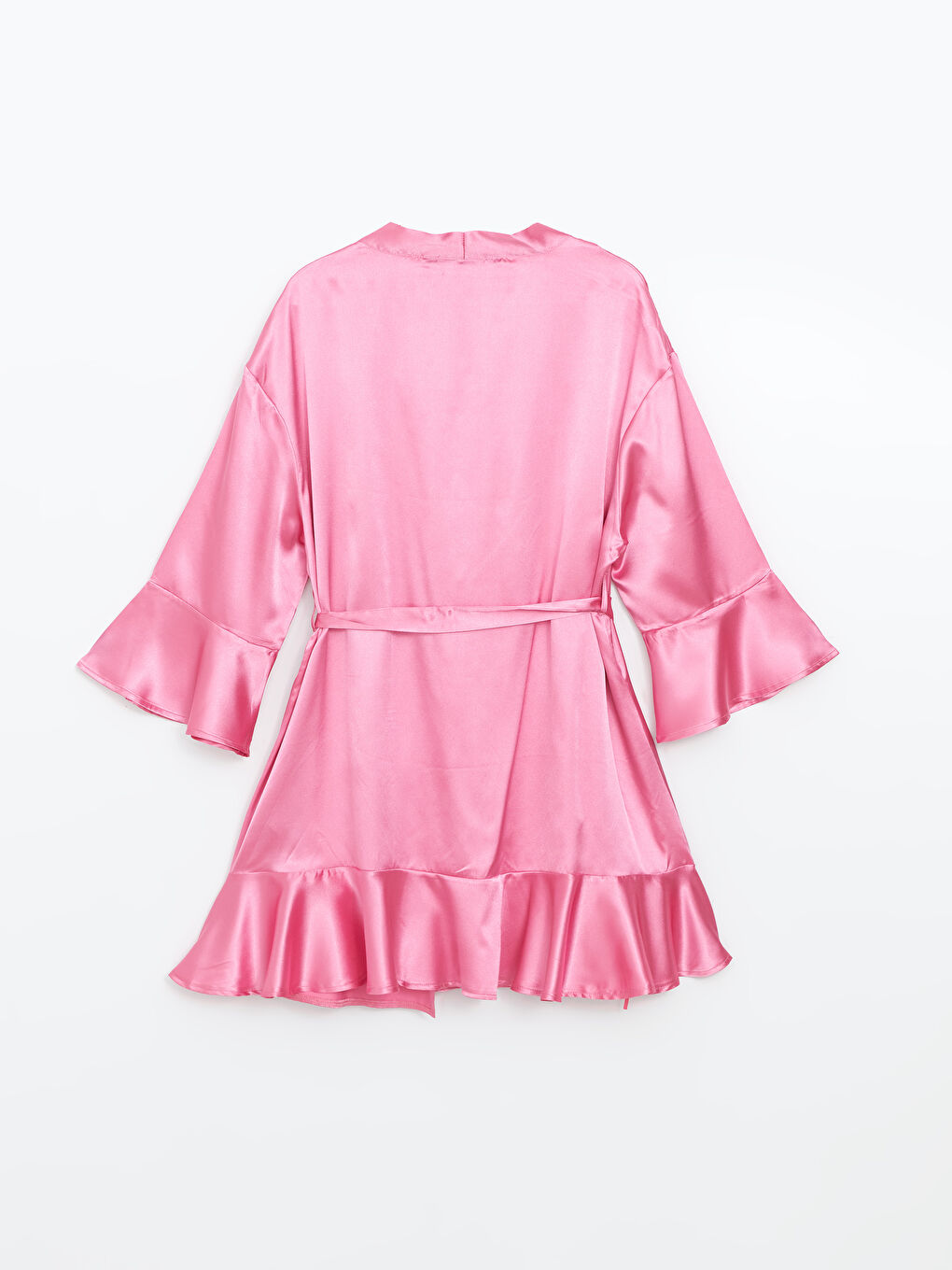 Shawl Collar Satin Women's Robe -S52338Z8-GGC