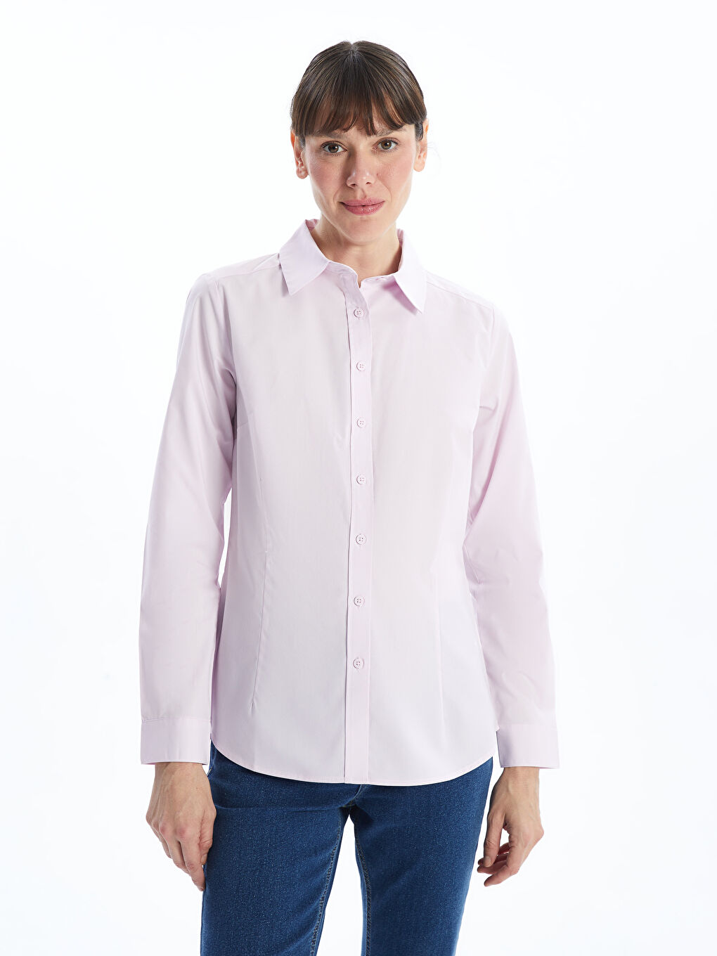 Regular Fit Poplin Women's Shirt -S52352Z8-VL0
