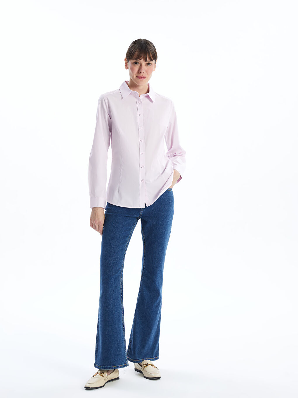 Regular Fit Poplin Women's Shirt -S52352Z8-VL0