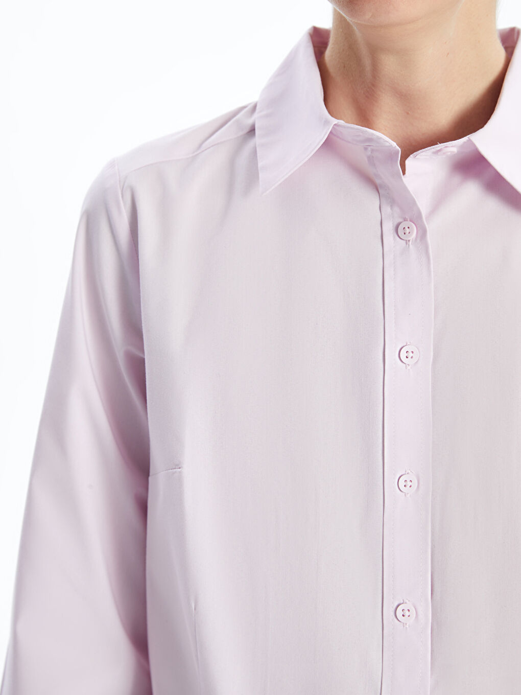 Regular Fit Poplin Women's Shirt -S52352Z8-VL0