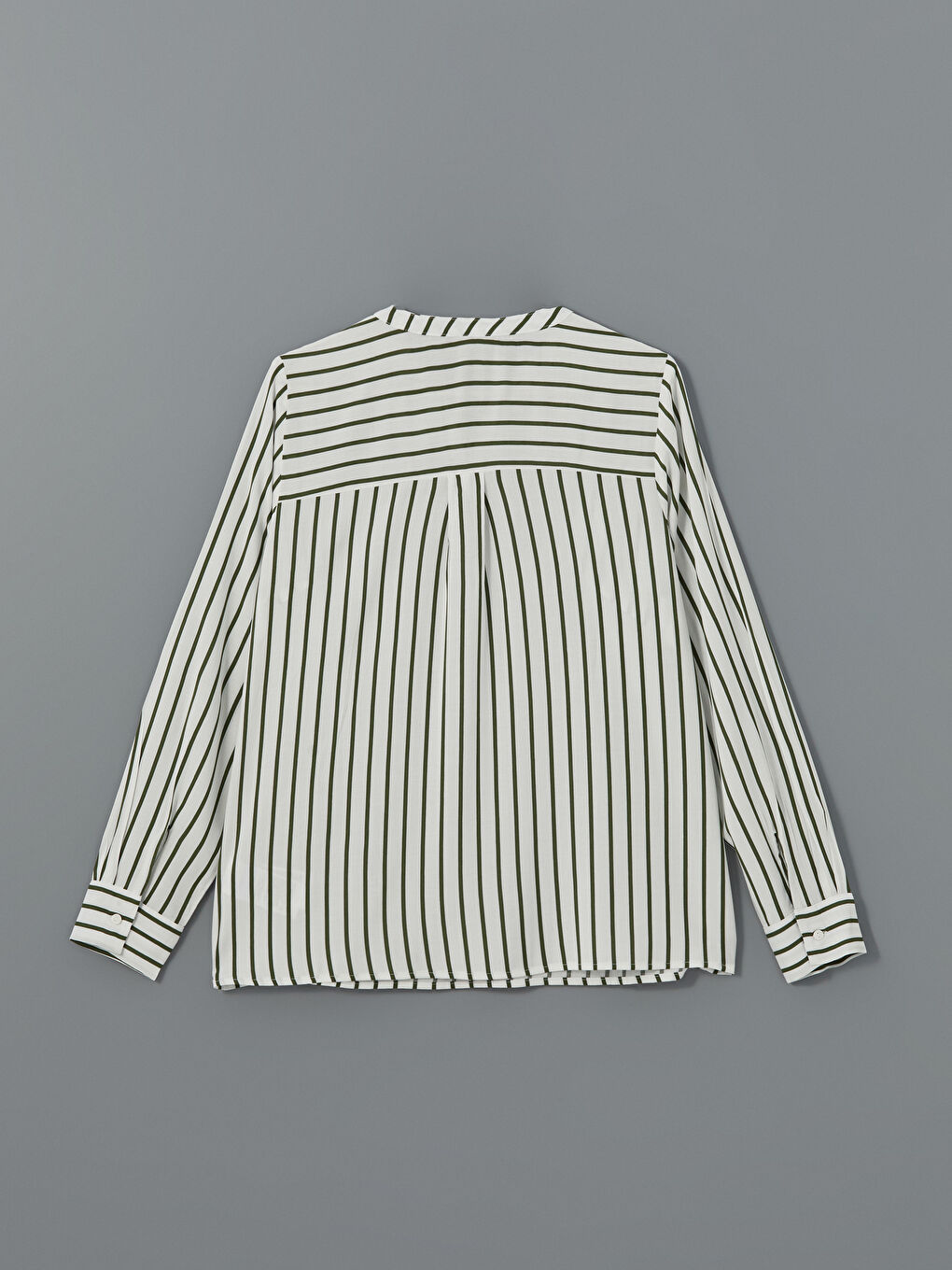 Notch Neck Striped Women's Blouse -S52363Z8-LFT