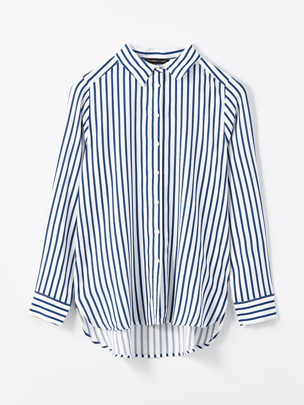 Loose Fit Pleated Women's Shirt -S52364Z8-LEN