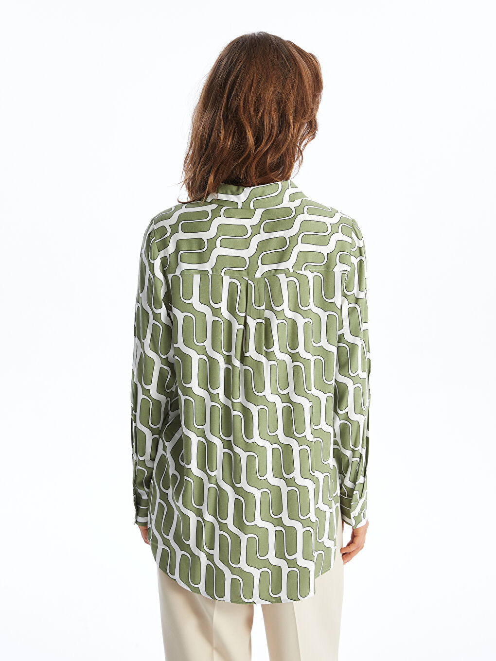 Loose Fit Women's Shirt -S52366Z8-LRR