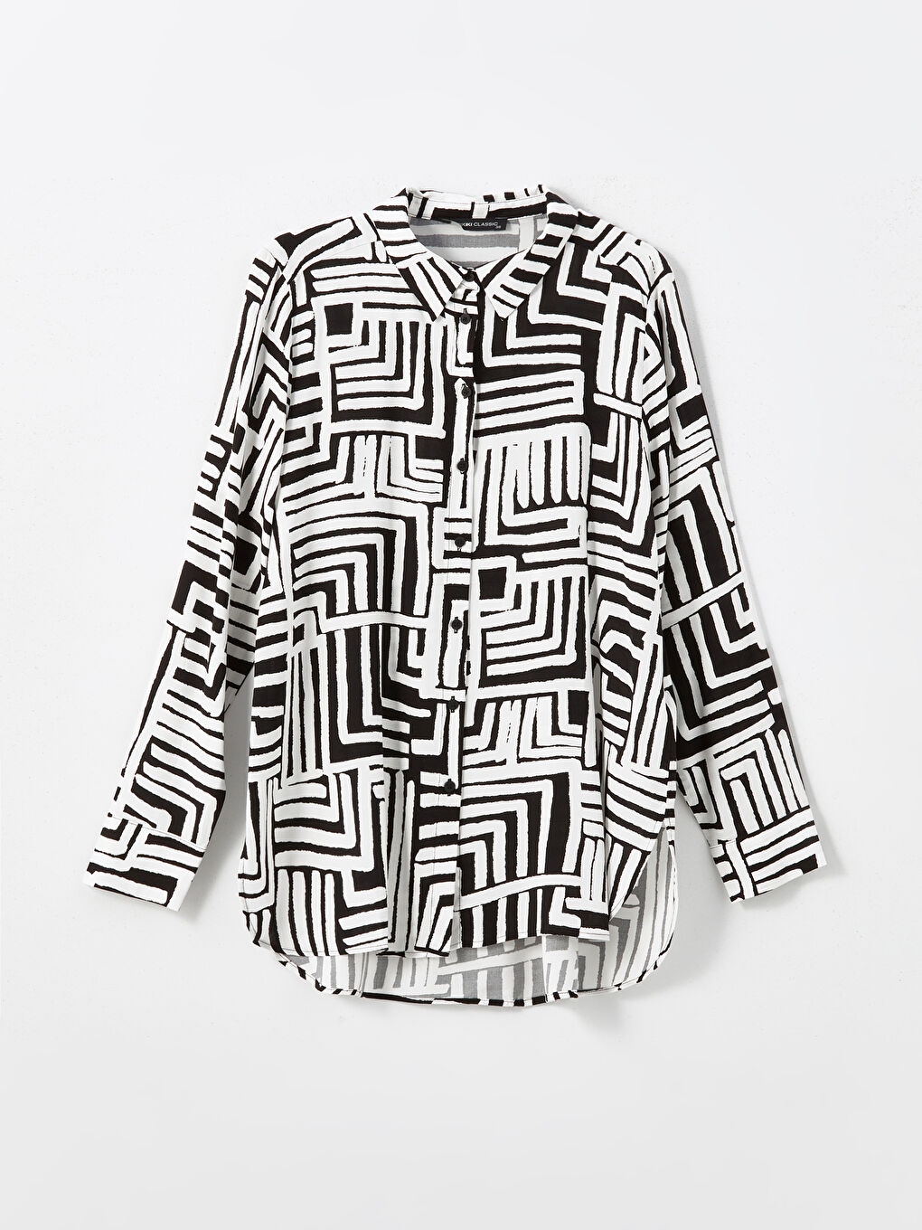 Patterned Women's Shirt -S52390Z8-LRA