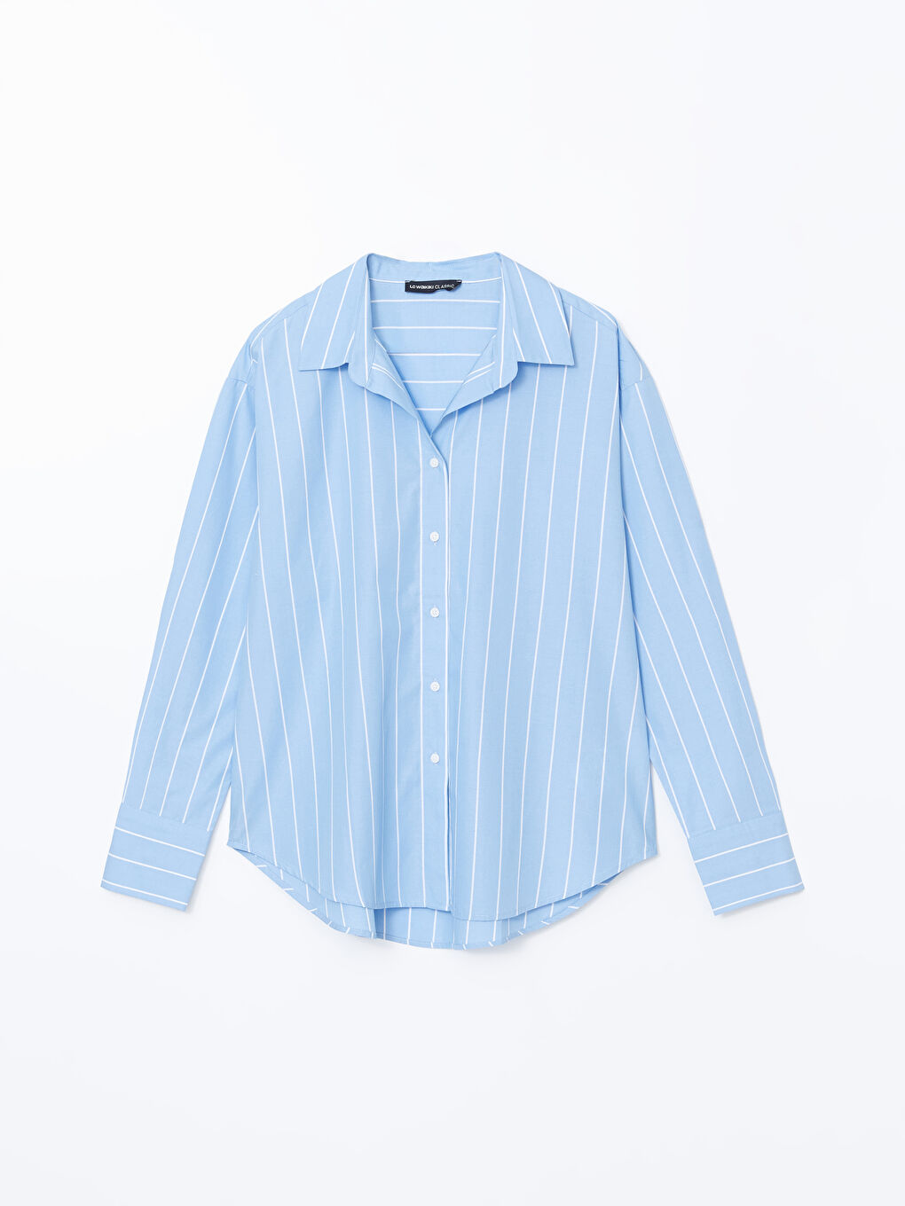 Striped Poplin Women's Shirt -S52393Z8-LEN