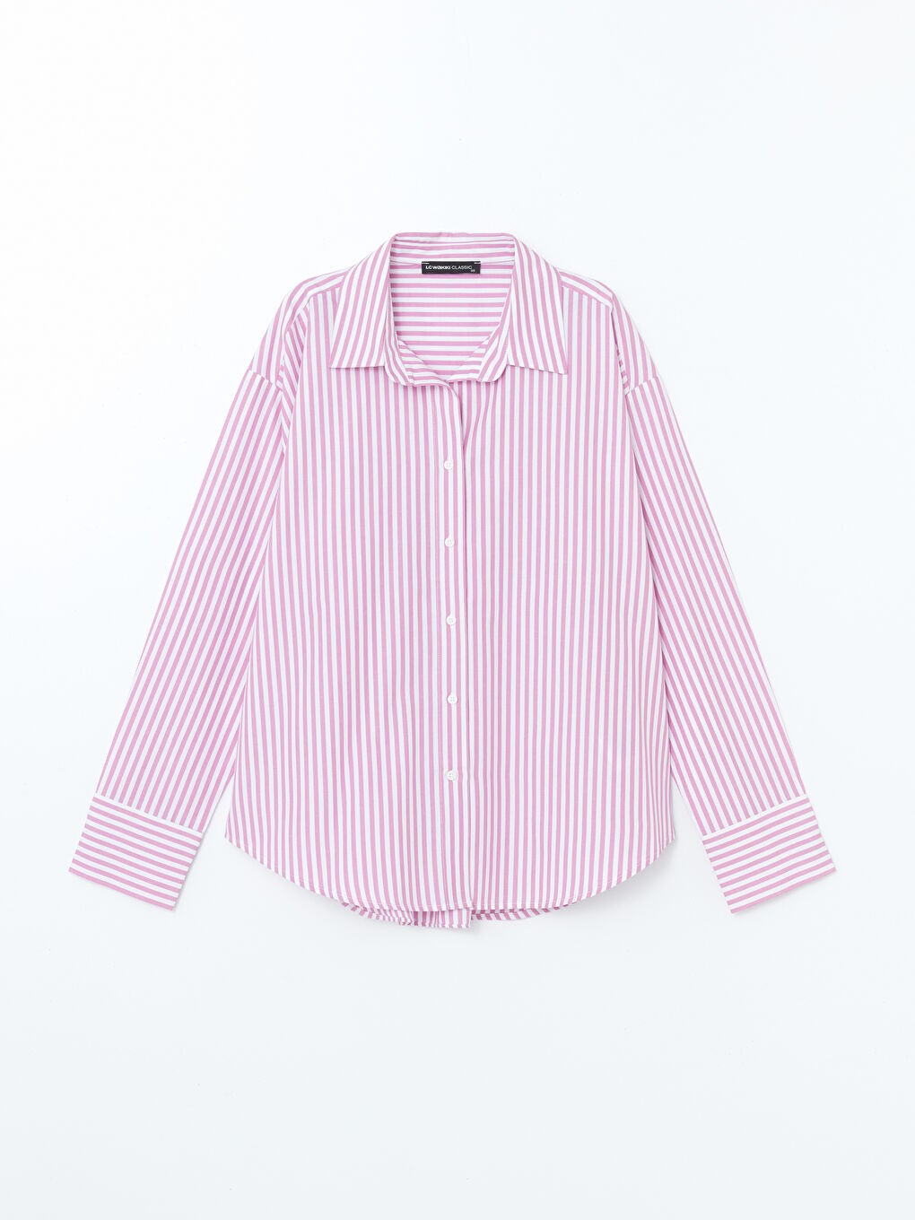 Striped Poplin Women's Shirt -S52393Z8-LHK