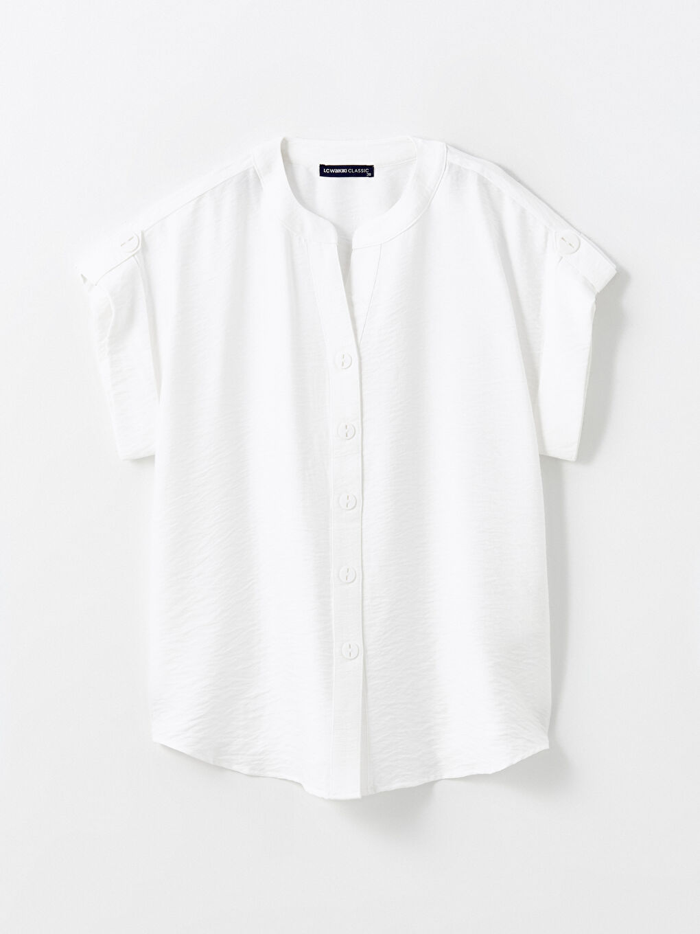 Notch Neck Women's Shirt -S52446Z8-Q6K