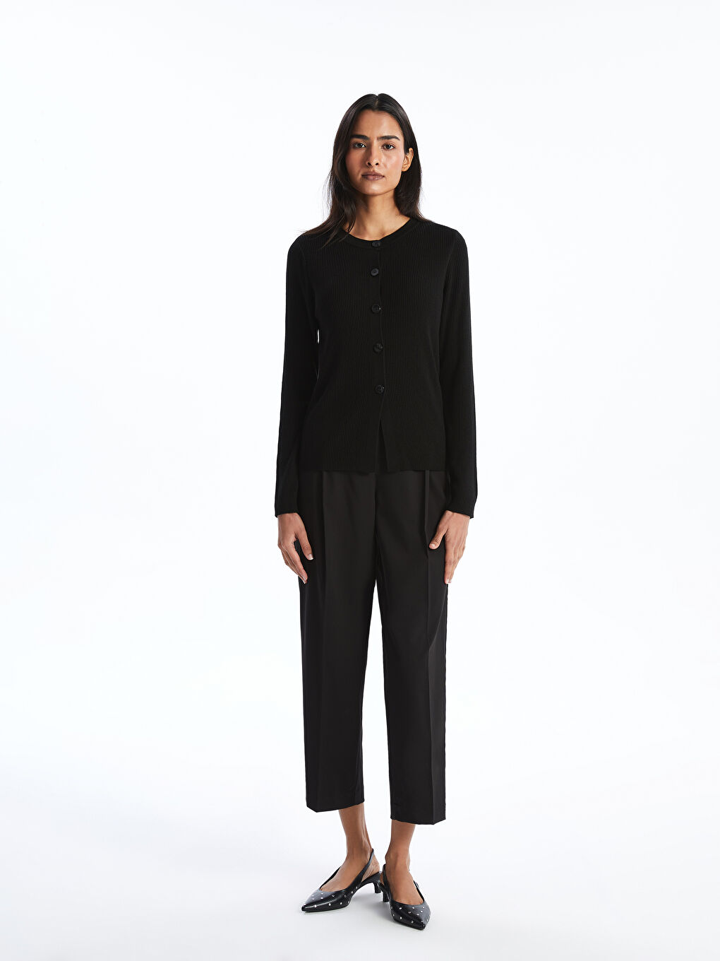 Ženske pantalone šargarepa kroja -S52448Z8-CVL