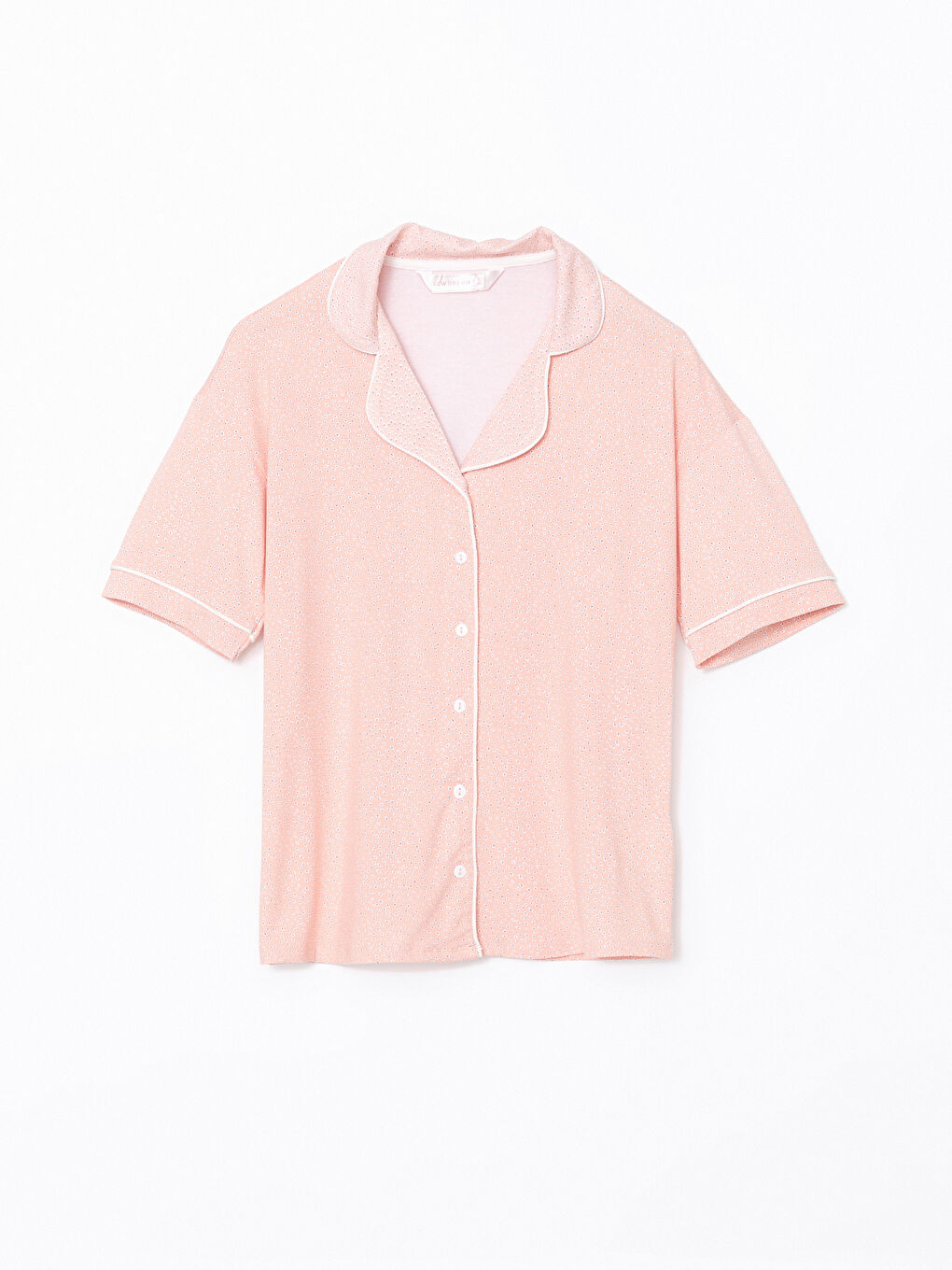 Shirt Collar Patterned Women's Pyjama Set -S52478Z8-LSK