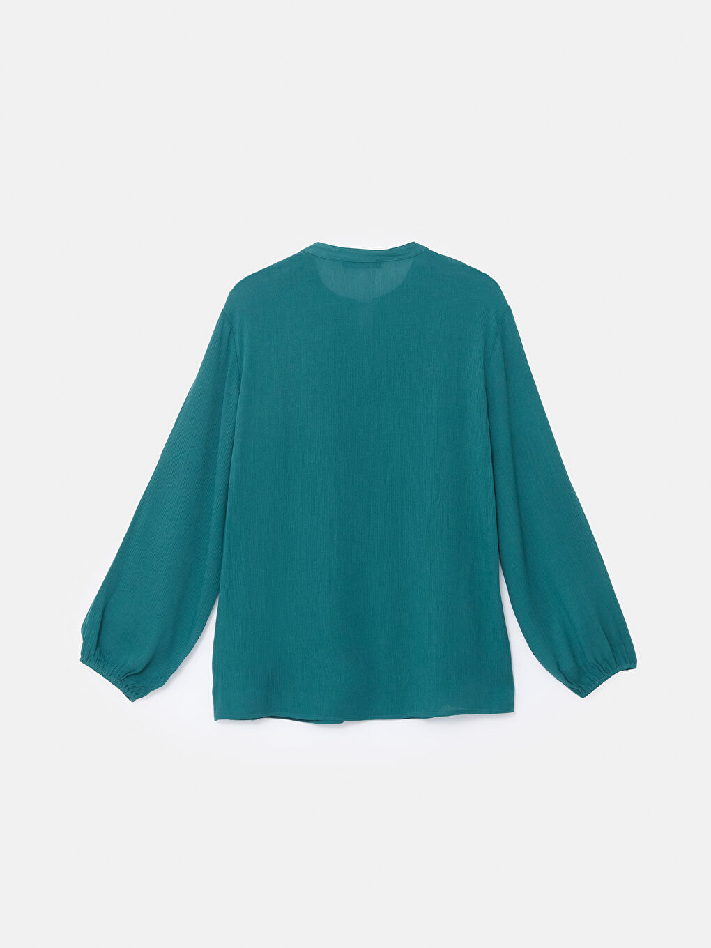 Ženska bluza sa kragnom na vezivanje -S52493Z8-H0S