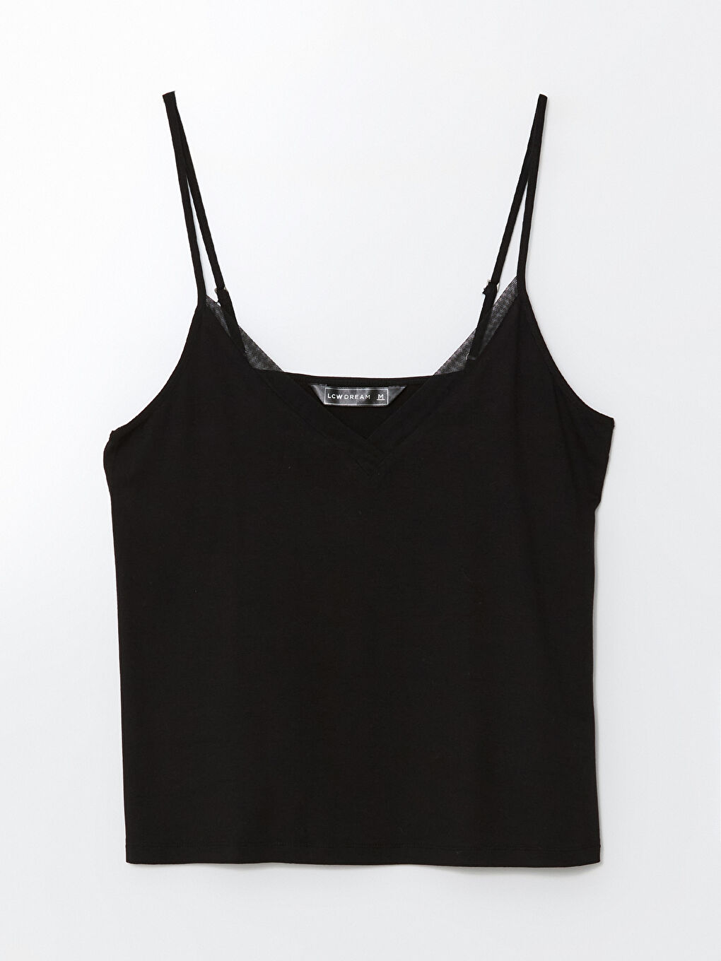 Siyah V Yaka Kadın Pijama Üstü