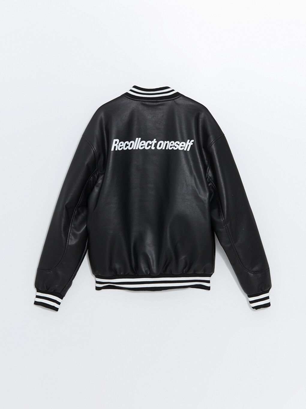 Loose Fit College Collar Logo Men's Coat -S52513Z8-CVL