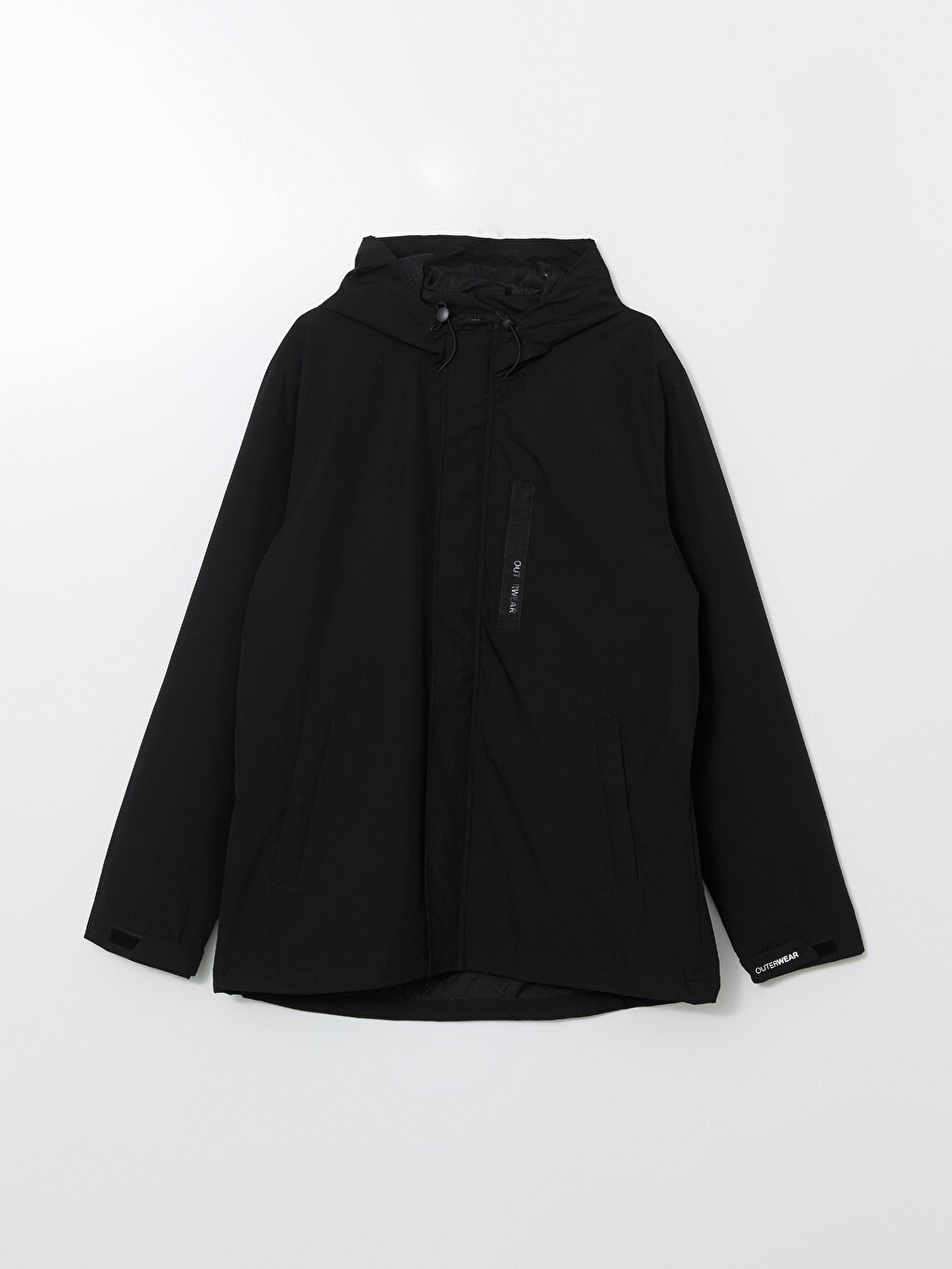 Regular Fit Hooded Men's Thin Coat-5