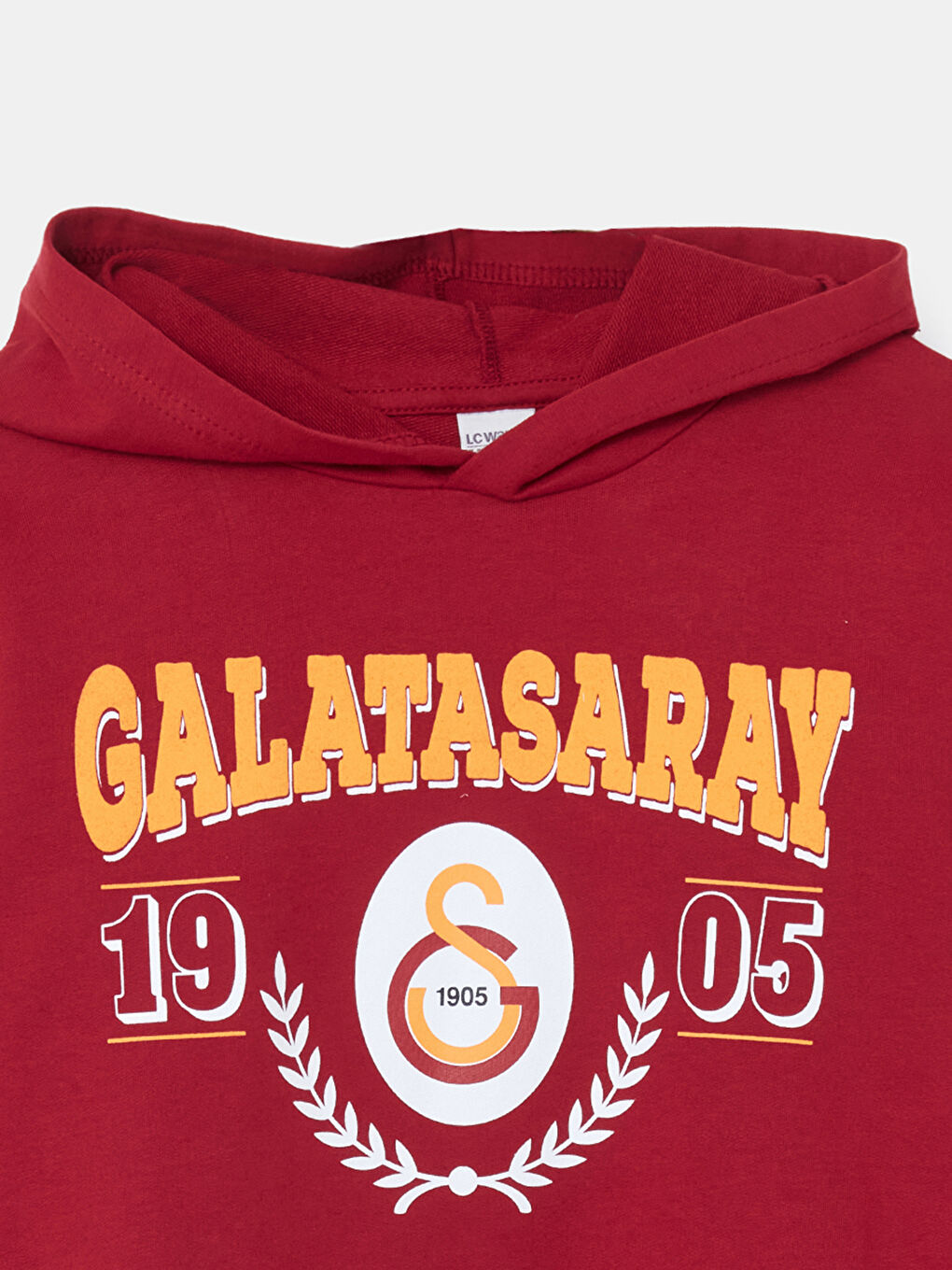 LCW Kids Kırmızı Kapüşonlu Galatasaray Baskılı Erkek Çocuk Eşofman Takımı - 3