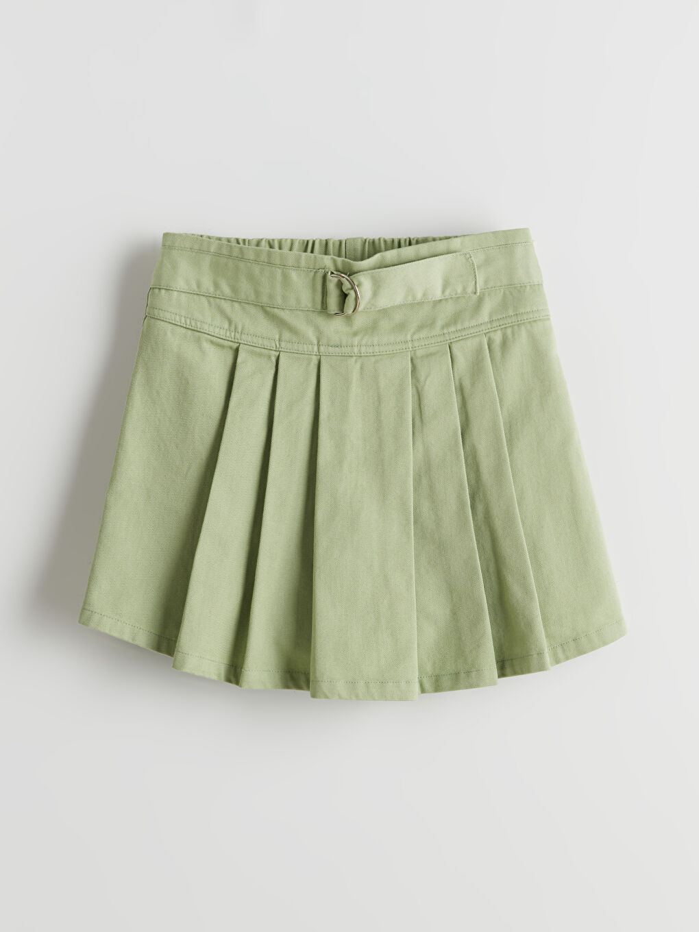 Jupe-Short Plissée à Taille Élastiquée pour Fille