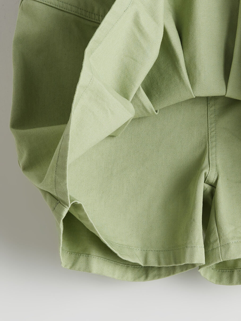 Jupe-Short Plissée à Taille Élastiquée pour Fille-2
